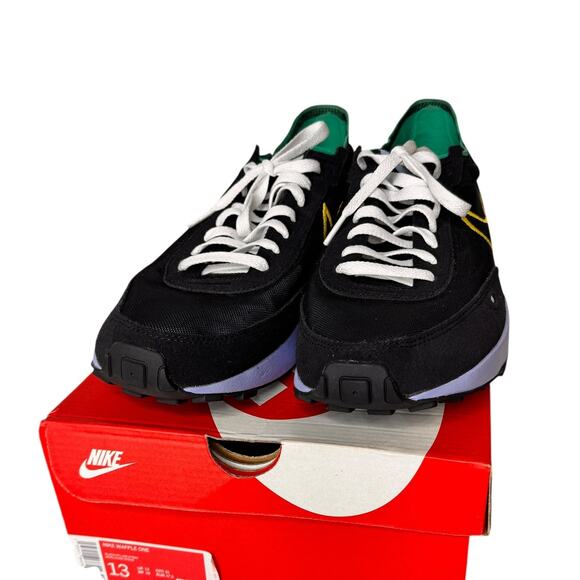 Nike Waffle One Peace and Unity Black Athletic Sneakers Tennis Shoes Mens 13 - Picture 3 of 11